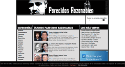 Desktop Screenshot of parecidosrazonables.com